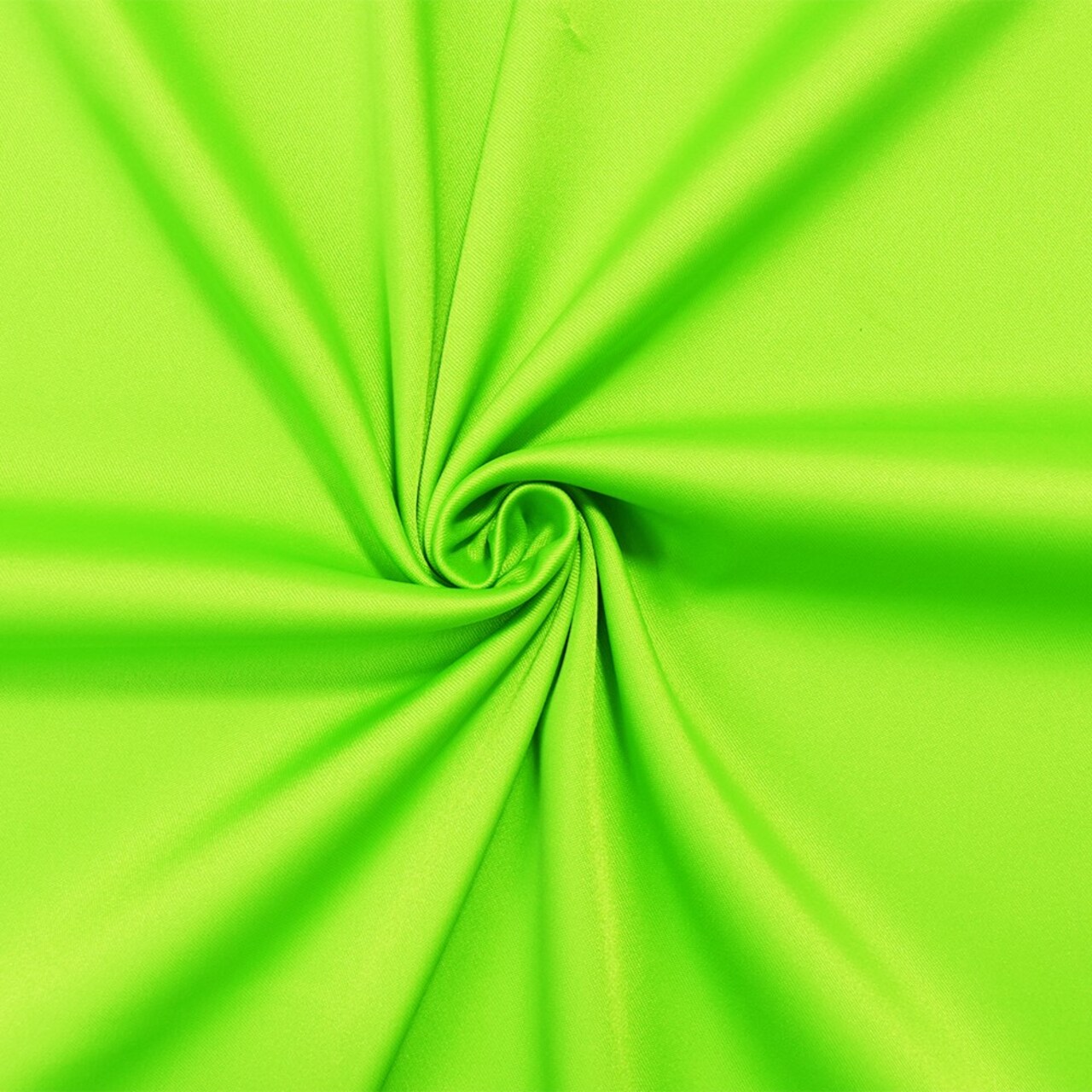 Bright Green Poly Stretch Spandex Lamour Solid Satin Woven Fabric By the Yard